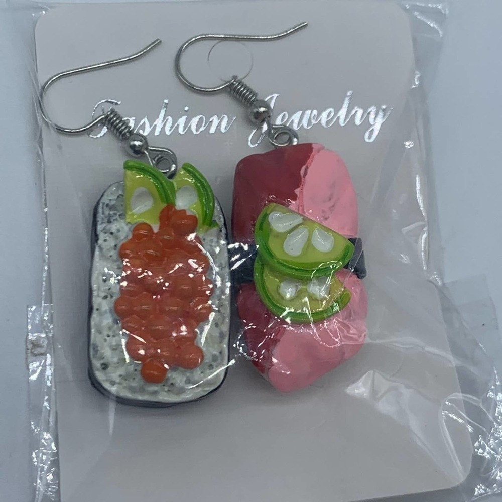 NEW sushi and fish egg earrings - Picture 16 of 16